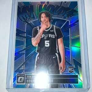 2024-25 Optic Stephon Castle My House SA Spurs HOLO Prizm Rookie Card RC